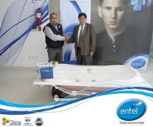 Entel S.A. entrega donativo a Hospital General