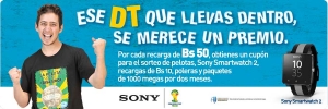 Promoción de Recargas Entel y Sony te llevan al Mundial